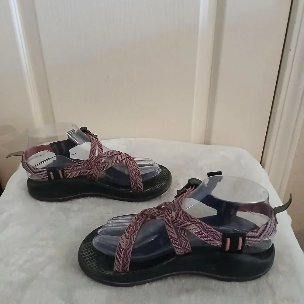 Chaco Kids Z/1 EcoTread Geometric Double Strap Sandals Girls 4 Gorpcore Barbie